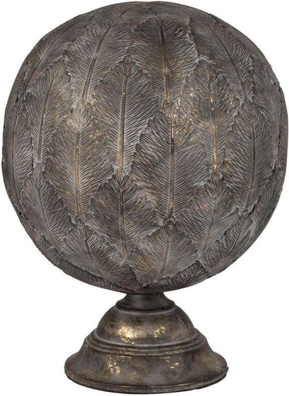 ШАР ПРЕДМЕТЫ ИНТЕРЬЕРА/ДЕКОРАТИВНЫЙ,, COTE TABLE, DECORATIVE BALL MALAHEB GREY D41XH51CM METAL, Арт.: 36879