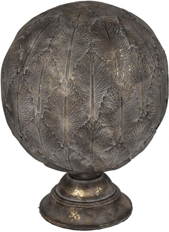 ШАР ПРЕДМЕТЫ ИНТЕРЬЕРА/ДЕКОРАТИВНЫЙ,, COTE TABLE, DECORATIVE BALL MALAHEB GREY D41XH51CM METAL, Арт.: 36879