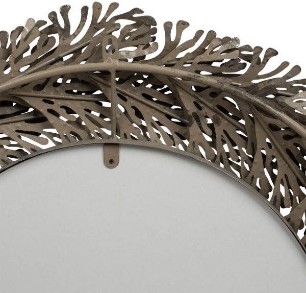 Зеркало, COTE TABLE, MIRROR ESTRAN GREY D74X5.5CM METAL+MIRROR, Арт.: 36883