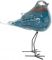 Птица ПРЕДМЕТЫ ИНТЕРЬЕРА/ДЕКОРативная, DECORATIVE SPARROW SERIN STEEL BLUE 13X8XH15 GLASS ,Cote Table ,Арт.: 36907 Птица ПРЕДМЕТЫ ИНТЕРЬЕРА/ДЕКОРативная, DECORATIVE SPARROW SERIN STEEL BLUE 13X8XH15 GLASS ,Cote Table ,Арт.: 36907