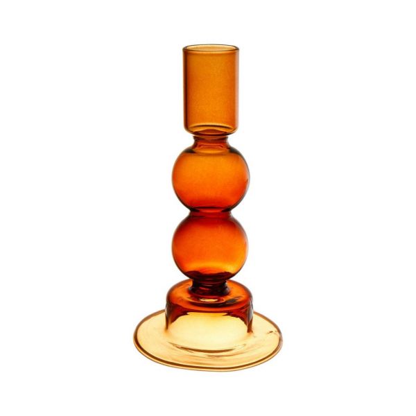 Подсвечник, CANDLESTICK ARIA AMBER D7.5XH15.5CM BOROSILICATE ,Cote Table ,Арт.: 36917