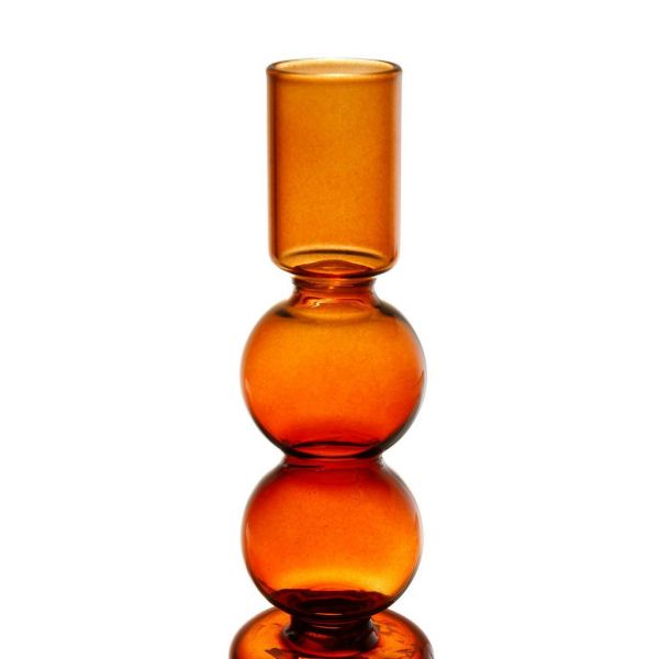 Подсвечник, CANDLESTICK ARIA AMBER D7.5XH15.5CM BOROSILICATE ,Cote Table ,Арт.: 36917