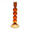 Подсвечник, CANDLESTICK ARIA AMBER D8XH23.5 BOROSILICATE GLASS ,Cote Table ,Арт.: 36918