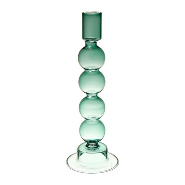 Подсвечник, CANDLESTICK ARIA GREEN D8XH23.5 BOROSILICATE GLASS ,Cote Table ,Арт.: 36920