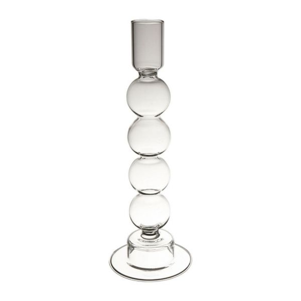 Подсвечник, CANDLESTICK ARIA D8H23.5 BOROSILICATE GLASS ,Cote Table ,Арт.: 36922