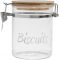 Банка с крышкой, JAR BISCUIT W/LID PAPILLE WHIT D10H13 BOROSILICATE ,Cote Table ,Арт.: 36926