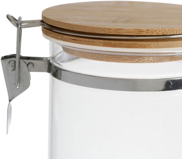 Банка с крышкой, JAR PATES W/LID PAPILLE WHITE D10H29 BOROSILICATE ,Cote Table ,Арт.: 36931