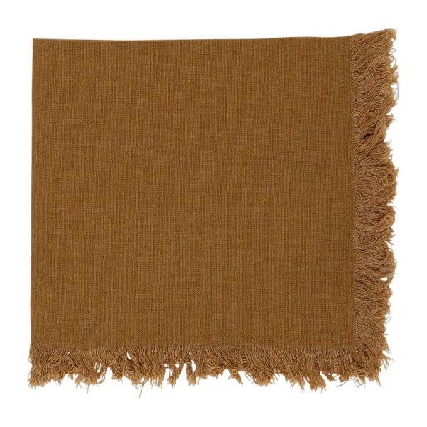 Салфетка, NAPKIN X2 NALIA BROWN TABACCO 35X35CM 100% хлопок 175GR ,Cote Table ,Арт.: 37029