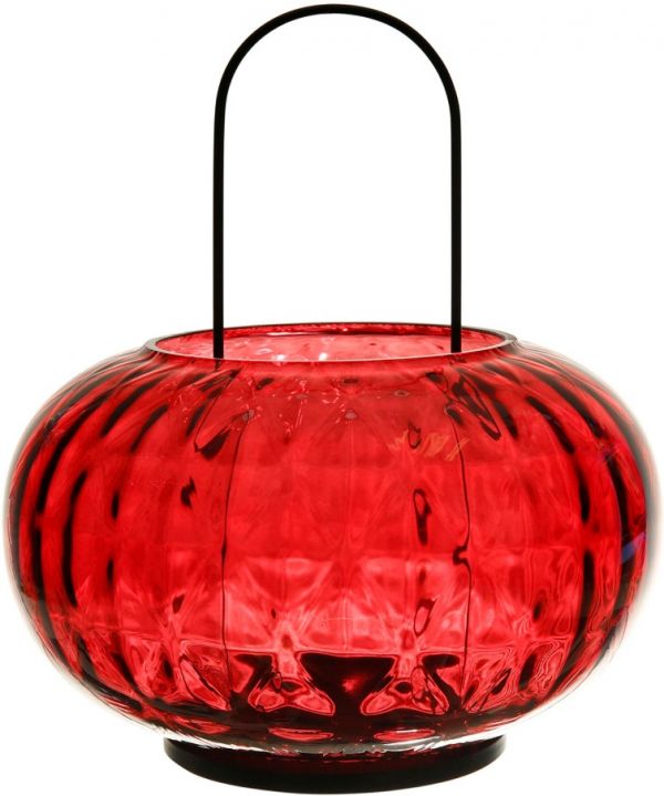 Фонарь - подсвечник PRISCA FUCHSIA D24XH26.5CM GLASS+METAL ,Cote Table ,Арт.: 37090