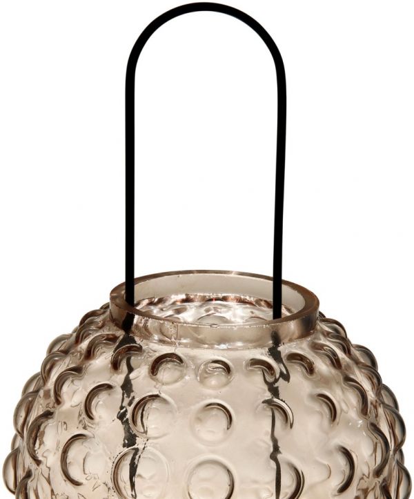 Фонарь - подсвечник SEPIA GREY D18XH27CM GLASS+METAL ,Cote Table ,Арт.: 37093