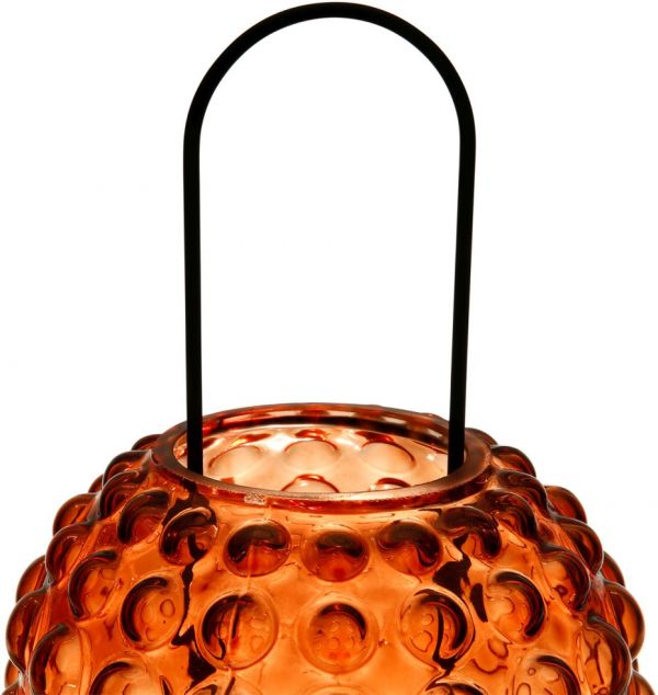 Фонарь - подсвечник SEPIA AMBER D18XH27CM GLASS+METAL ,Cote Table ,Арт.: 37094