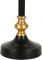 Лампа настольная  LABECH BLACK+GOLD D12.5XH52CM ALUMINIUM ,Cote Table ,Арт.: 37146
