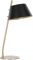 Лампа настольная,  DESK LAMP DULLIN BLACK+GOLD 32X25XH61CM-E27 IRON ,Cote Table ,Арт.: 37156