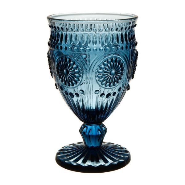 Бокал, STEMMED GLASS CHAMBORD BLUE 25CL-D8.5XH14CM GLASS ,Cote Table ,Арт.: 37162