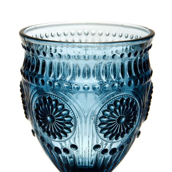 Бокал, STEMMED GLASS CHAMBORD BLUE 25CL-D8.5XH14CM GLASS ,Cote Table ,Арт.: 37162