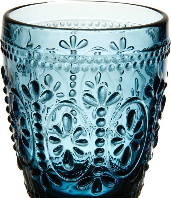 Стакан для воды, TUMBLER CHAMBORD BLUE 25CL-D8XH10CM GLASS ,Cote Table ,Арт.: 37163