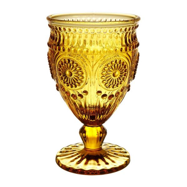 Бокал, STEMMED GLASS CHAMBORD AMBER 25CL-D8.5XH14CM GLASS ,Cote Table ,Арт.: 37166