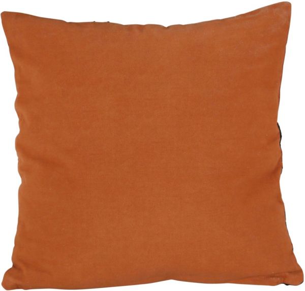 Подушка декоративная, CUSHION COVER ELYAH TERRACOTTA+BLACK 45X45 100% хлопок ,Cote Table ,Арт.: 37182