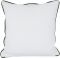 Подушка декоративная, CUSHION COVER PAGODE WHITE+GREEN 45X45 100% хлопок ,Cote Table ,Арт.: 37184