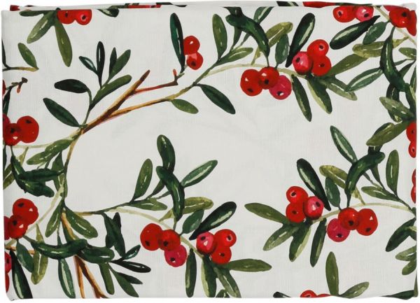 Скатерть, TABLECLOTH AIRELLE RED+GREEN 160X160CM 100% хлопок ,Cote Table ,Арт.: 37274