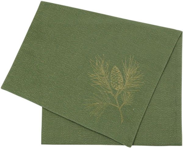 Дорожка на стол - Ранер,TABLE RUNNER EPICEA GREEN+GOLD 170X50 100% хлопок+LUREX ,Cote Table ,Арт.: 37287