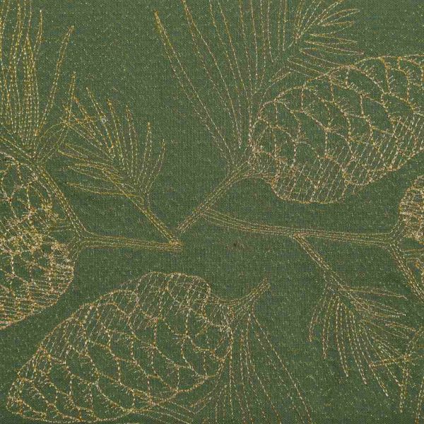 Скатерть, TABLECLOTH EPICEA GREEN+GOLD 320X170 100% хлопок+LUREX ,Cote Table ,Арт.: 37290