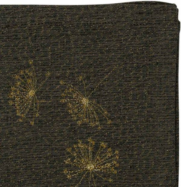 Салфетка, NAPKIN ASTERALE DARK GREY+GOLD 40X40 100% хлопок+LUREX ,Cote Table ,Арт.: 37297