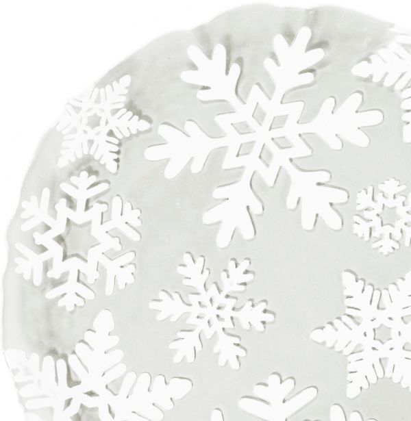 Блюдо FLOCON WHITE D33CM GLASS ,Cote Table ,Арт.: 37324