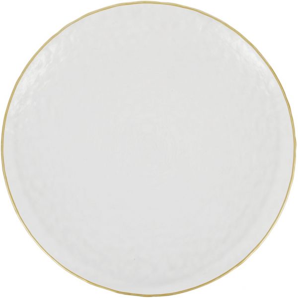 Тарелка обеденная ORPHEE GOLD D28CM GLASS ,Cote Table ,Арт.: 37330