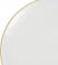 Тарелка обеденная ORPHEE GOLD D28CM GLASS ,Cote Table ,Арт.: 37330