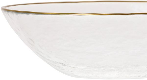 Салатник индивидуальный ORPHEE GOLD D16.5XH5CM GLASS ,Cote Table ,Арт.: 37332