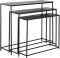 Консоль набор из 3 шт. FELIA BLACK H82/H70/H62 ALUMINIUM+IRON ,Cote Table ,Арт.: 37338
