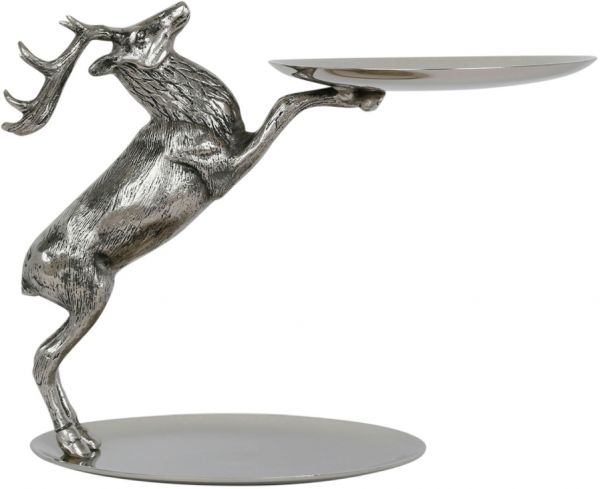 Этажерка для выпечки, CAKE HOLDER 2 LEVEL CERF SILVER 51X30H36 ALUMINIUM ,Cote Table ,Арт.: 37343