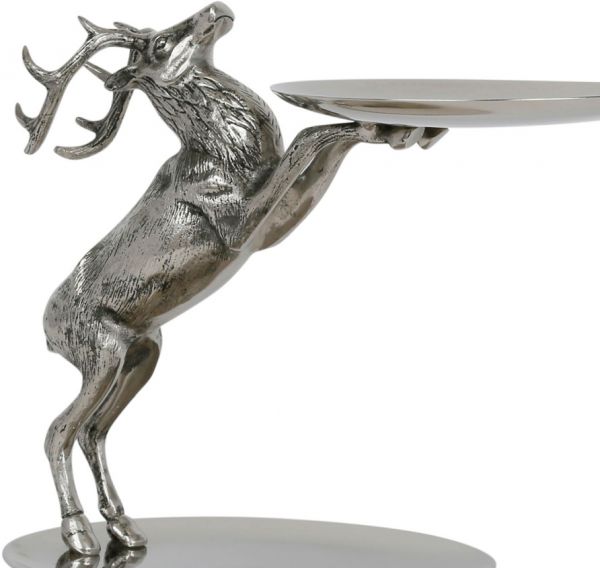 Этажерка для выпечки, CAKE HOLDER 2 LEVEL CERF SILVER 51X30H36 ALUMINIUM ,Cote Table ,Арт.: 37343