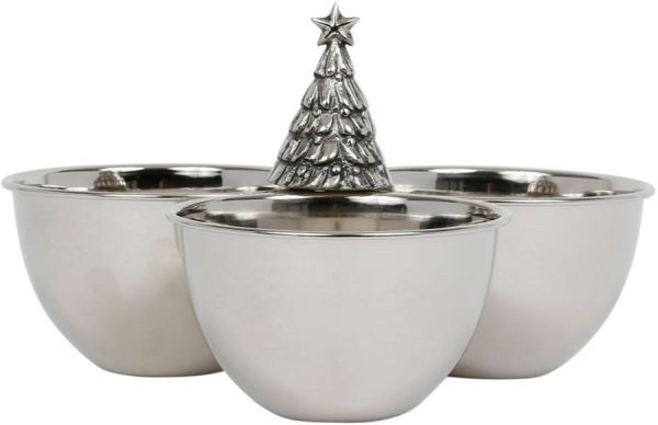 Менажница SAPIN SILVER GREY D25XH15CM ALUMINIUM ,Cote Table ,Арт.: 37344