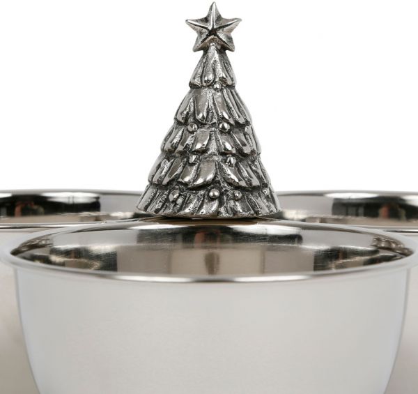 Менажница SAPIN SILVER GREY D25XH15CM ALUMINIUM ,Cote Table ,Арт.: 37344