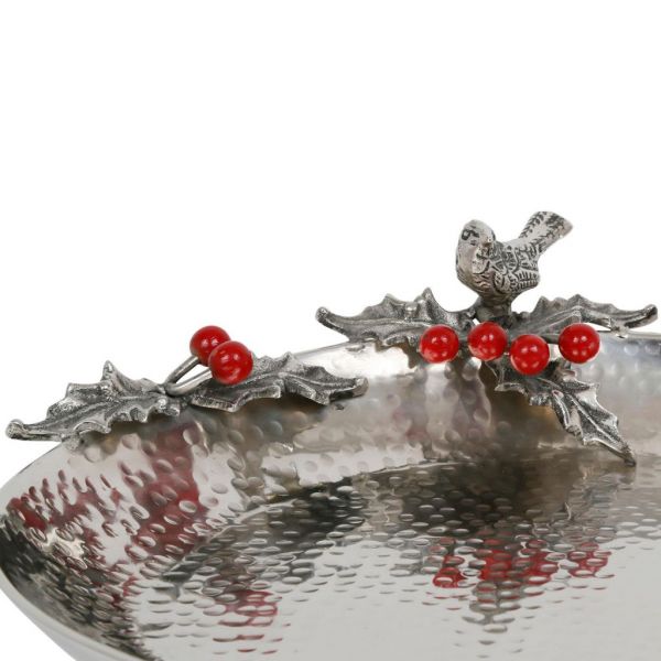 Блюдо овальное HOUX SILVER GREY 46X30CM ALUMINIUM ,Cote Table ,Арт.: 37348