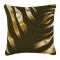 Подушка декоративная 45X45 см., черная с золотыми листьями, Бархат, Cote Table Подушка декоративная 45X45 см., черная с золотыми листьями, Бархат, Cote Table