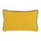 Подушка декоративная с кантом 50X30 см., желтая, Бархат, Cote Table