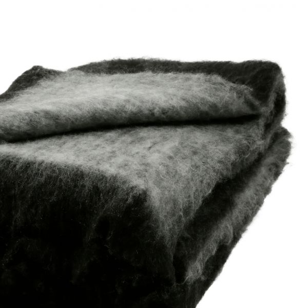 Плед OMBELIO черный серый 170X130 см., шерсть, акрил Cote Table