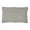 Подушка декоративная 50X30 см., серая с кантом, Бархат, Cote Table