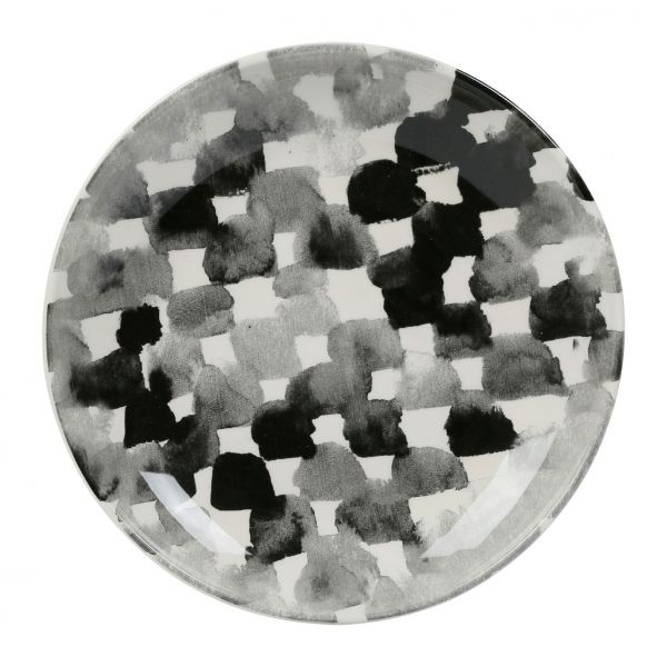 Блюдо ATALA черный, белый D29.5X4.5 керамика, Cote Table