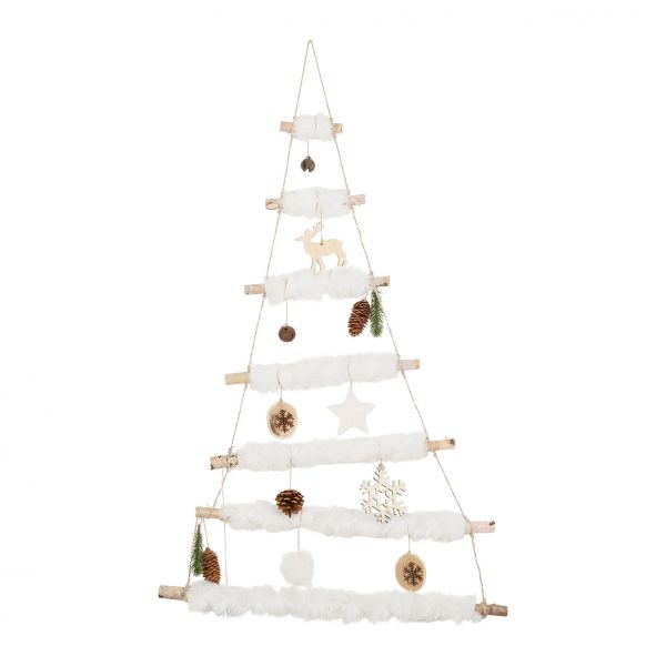 Настенный декор с подсветкой  NEIGE белый 70X116 дерево, Cote Table