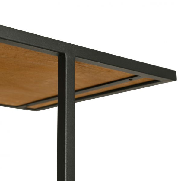 Стеллаж GARDEN черный 80X35XH171CM металл, ротанг, Cote Table