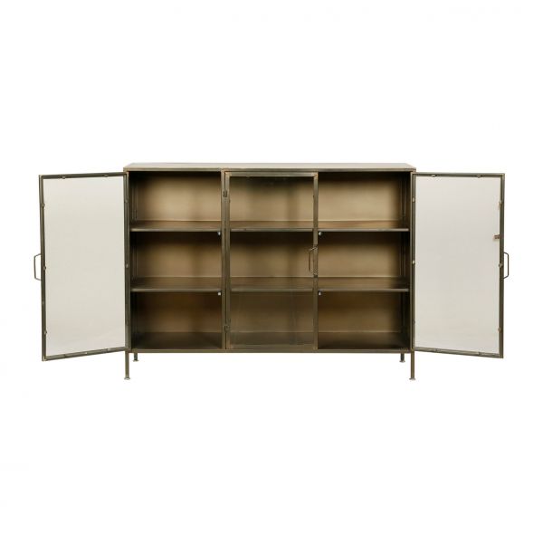 Буфет DAGENHAM золотой 123.5X39XH91.5 металл, стекло, Cote Table