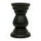 Подсвечник  CYME черный D12.5XH19.5 переработанное стекло, Cote Table Подсвечник  CYME черный D12.5XH19.5 переработанное стекло, Cote Table