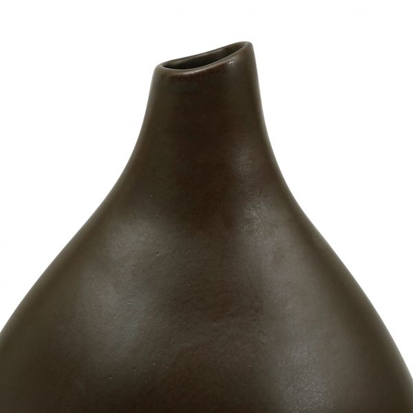  Ваза FARO BROWN+WHITE 28X14XH50.5см., каменная керамика, Cote Table