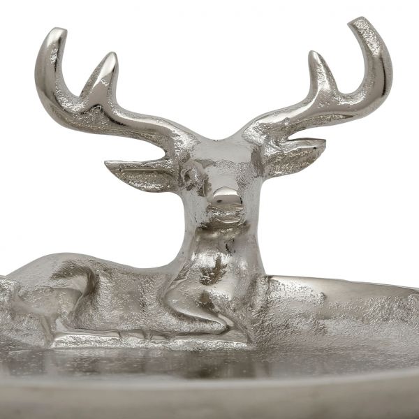 БЛЮДО RENNE СЕРЕБРЯНО-СЕРОЕ 20,5X17XH9,5 СМ АЛЮМИНИЙ,  арт.: 39470 Cote Table