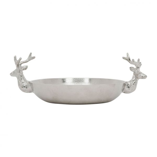 ЧАШКА RENNE СЕРЕБРЯНО-СЕРАЯ 31,5X22XH11CM АЛЮМИНИЙ,  арт.: 39471 Cote Table