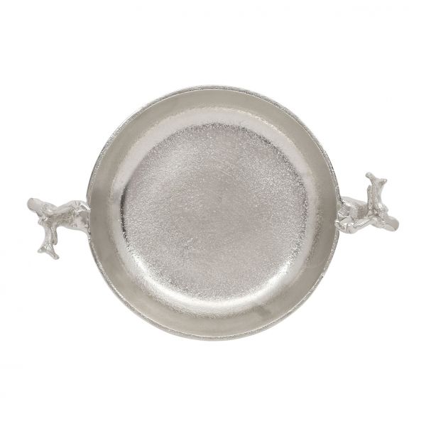 ЧАШКА RENNE СЕРЕБРЯНО-СЕРАЯ 31,5X22XH11CM АЛЮМИНИЙ,  арт.: 39471 Cote Table